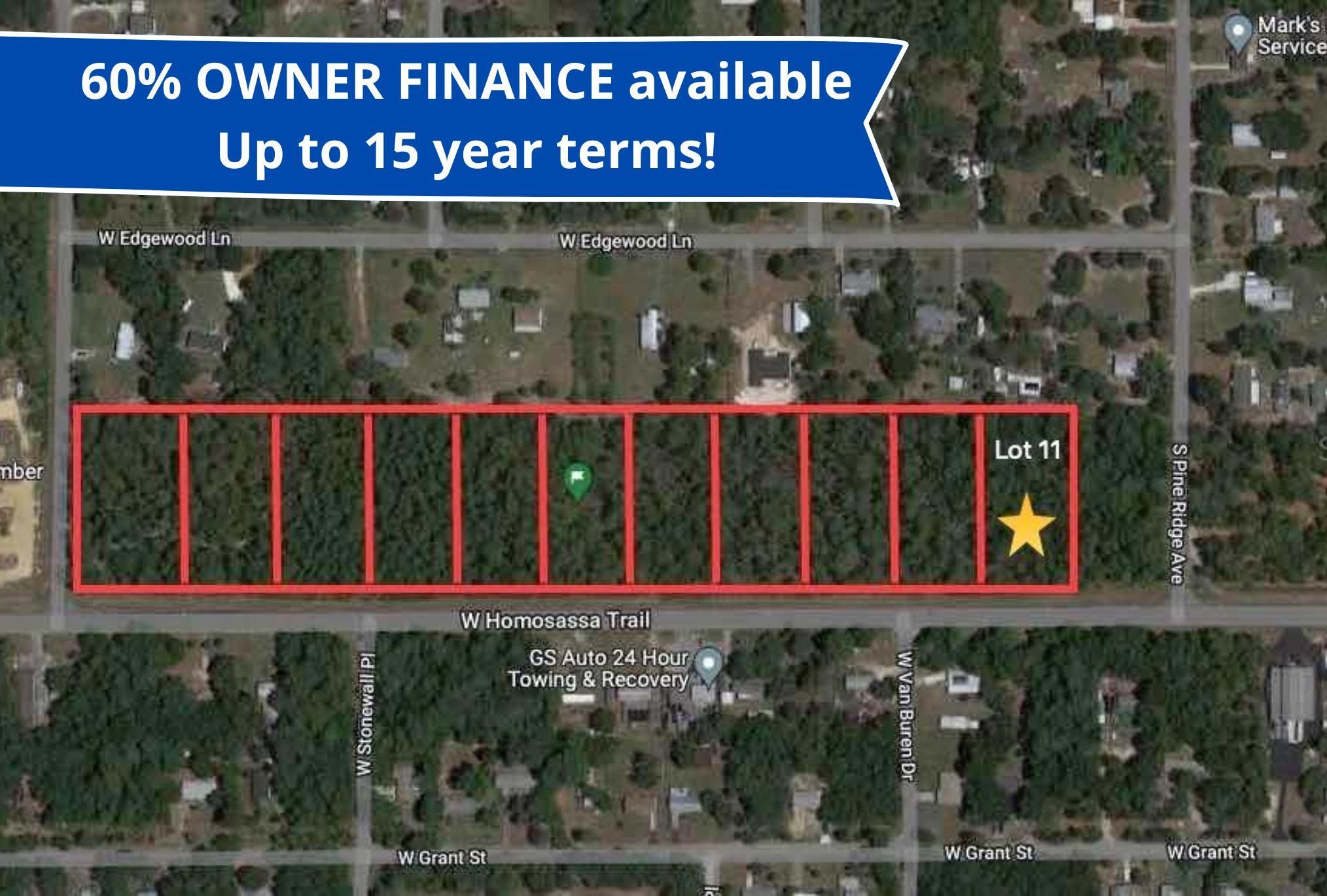 Homosassa, Citrus County, FL Undeveloped Land, Homesites for sale