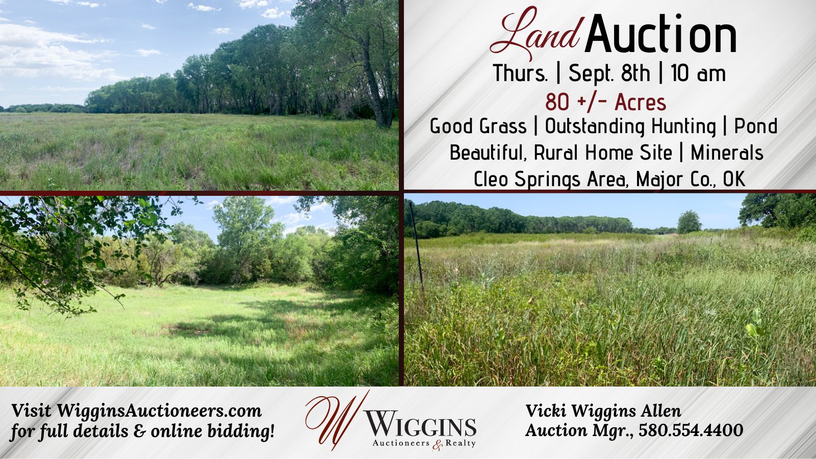 Cleo Springs, Major County, OK Recreational Property, Undeveloped Land