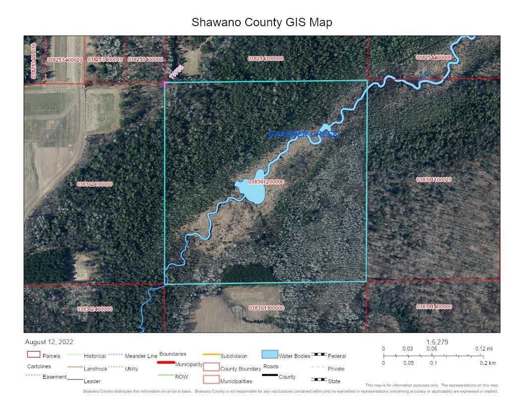 Gresham, Shawano County, WI Undeveloped Land for sale Property ID