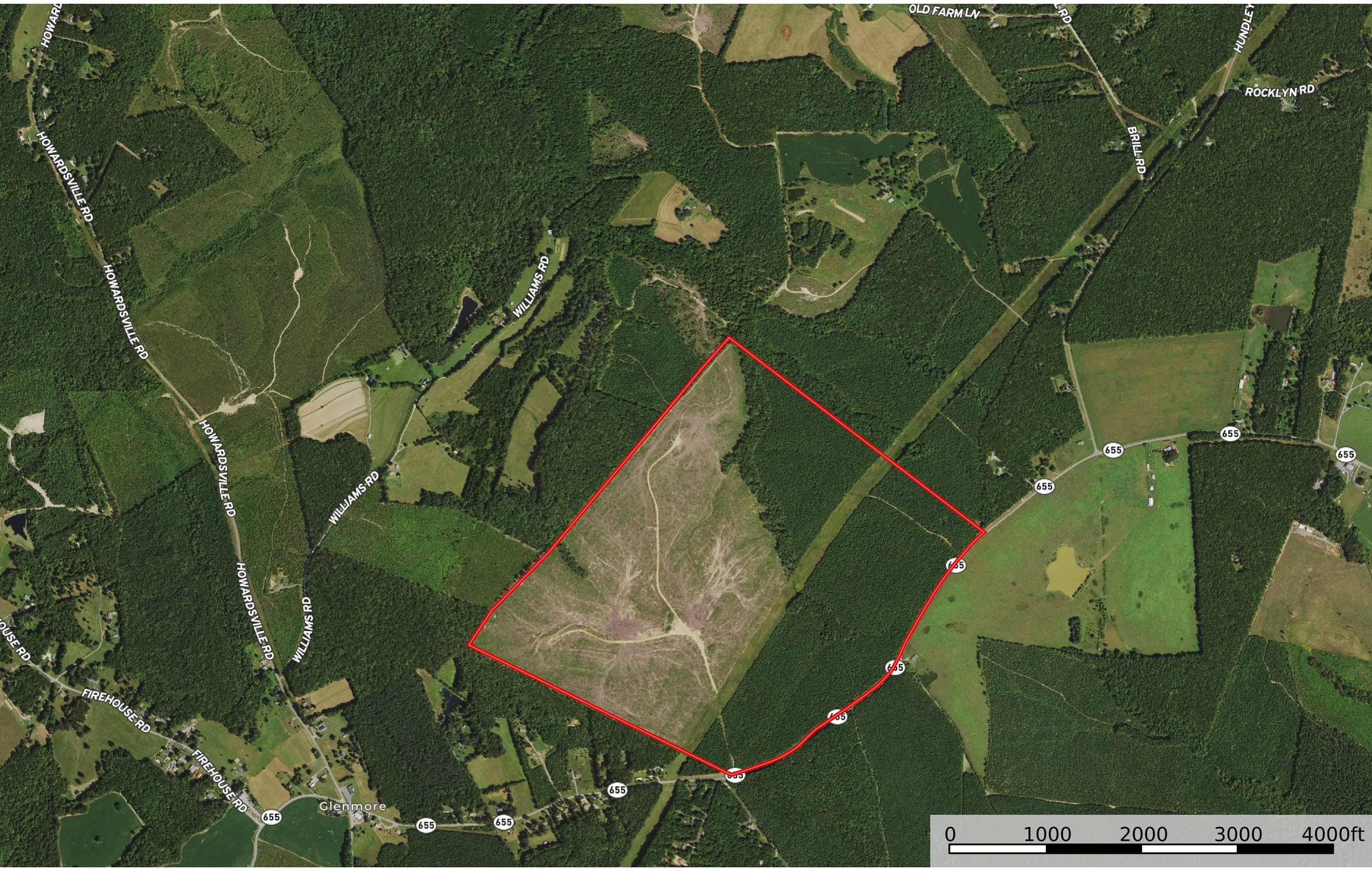 Scottsville Buckingham County VA Recreational Property Timberland