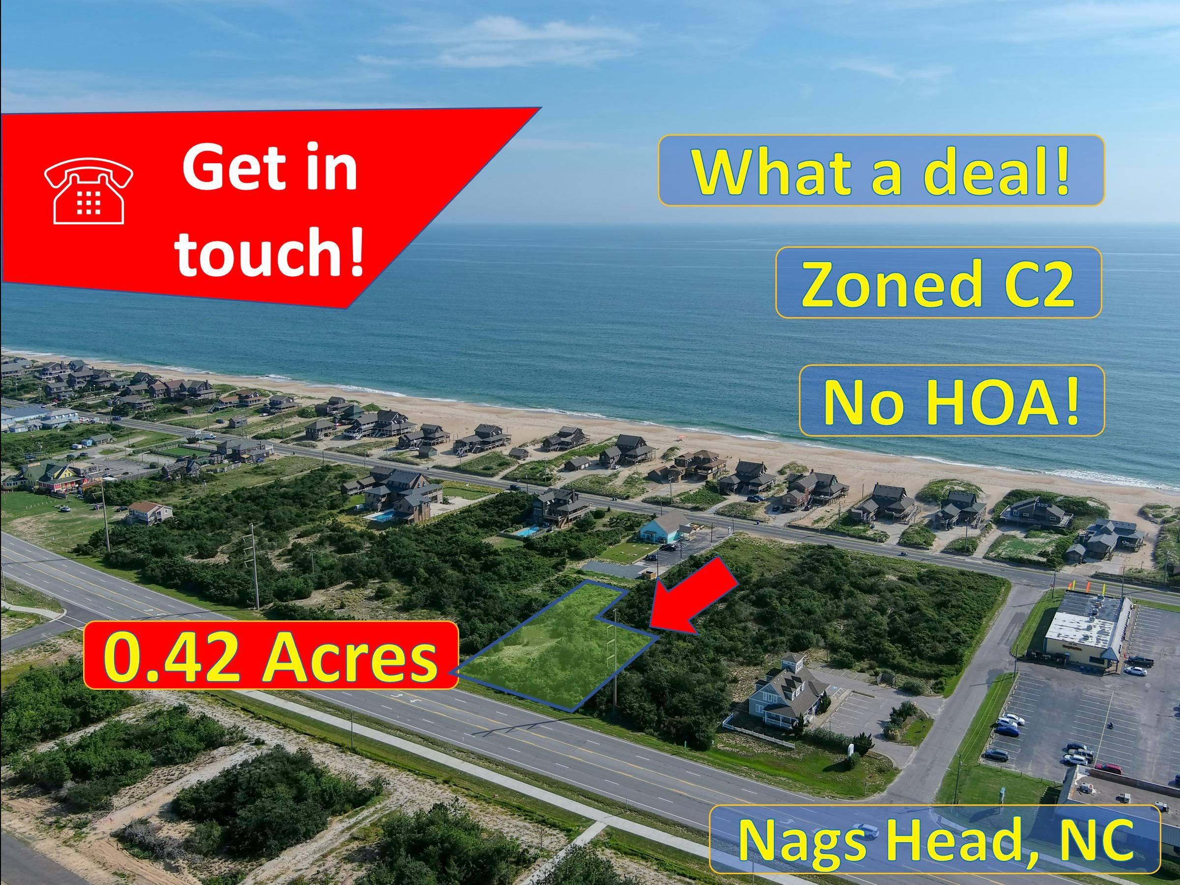 Nags Head, Dare County, NC Undeveloped Land, Commercial Property