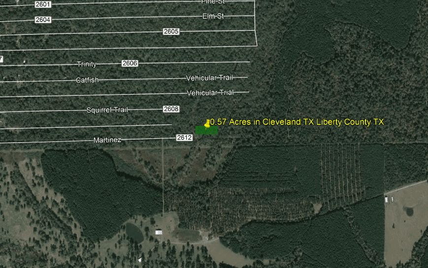 Cleveland, Liberty County, TX Homesites for sale Property ID 414705292