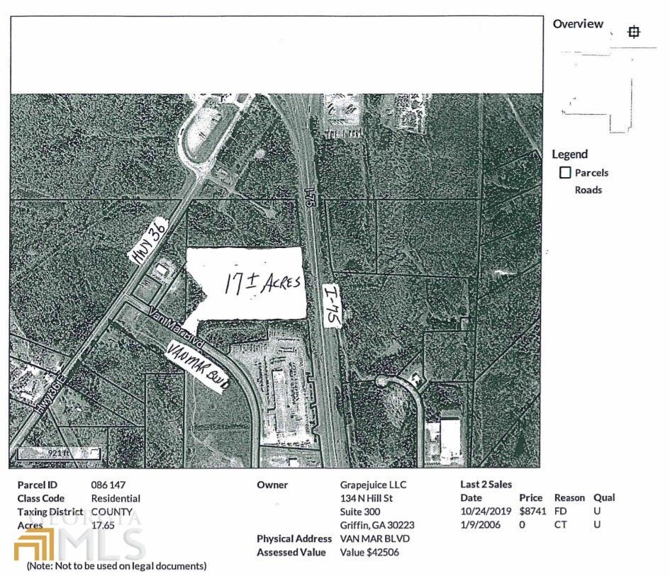 Barnesville, Lamar County, GA Undeveloped Land for sale Property ID