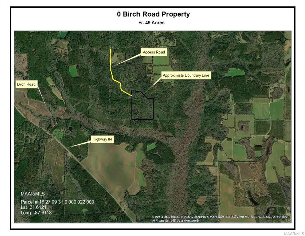 Whatley, Clarke County, AL Undeveloped Land for sale Property ID