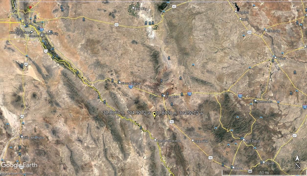 Sierra Blanca, Hudspeth County, TX Undeveloped Land for sale Property