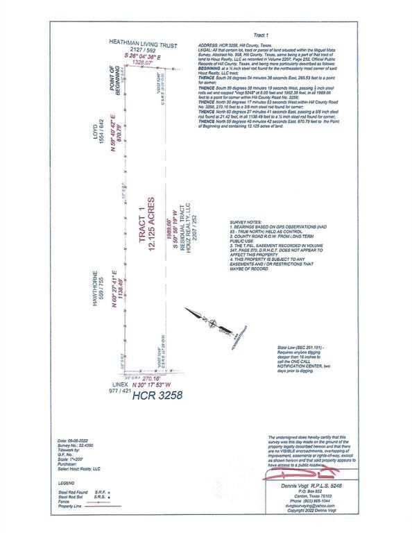 Mount Calm, Hill County, TX Undeveloped Land for sale Property ID