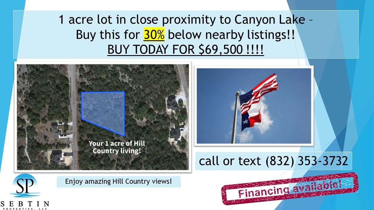 Fischer, Comal County, TX Recreational Property, Undeveloped Land