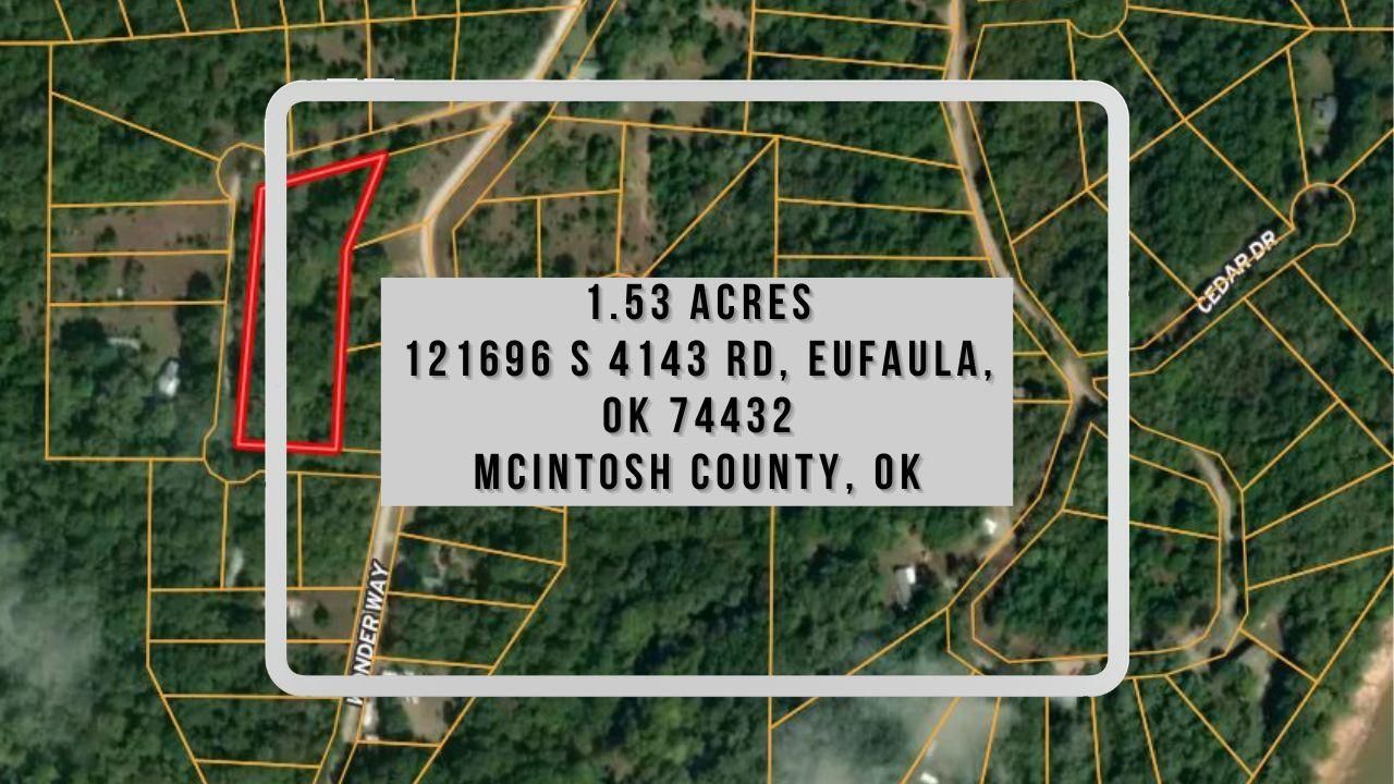 Eufaula, McIntosh County, OK Recreational Property, Undeveloped Land