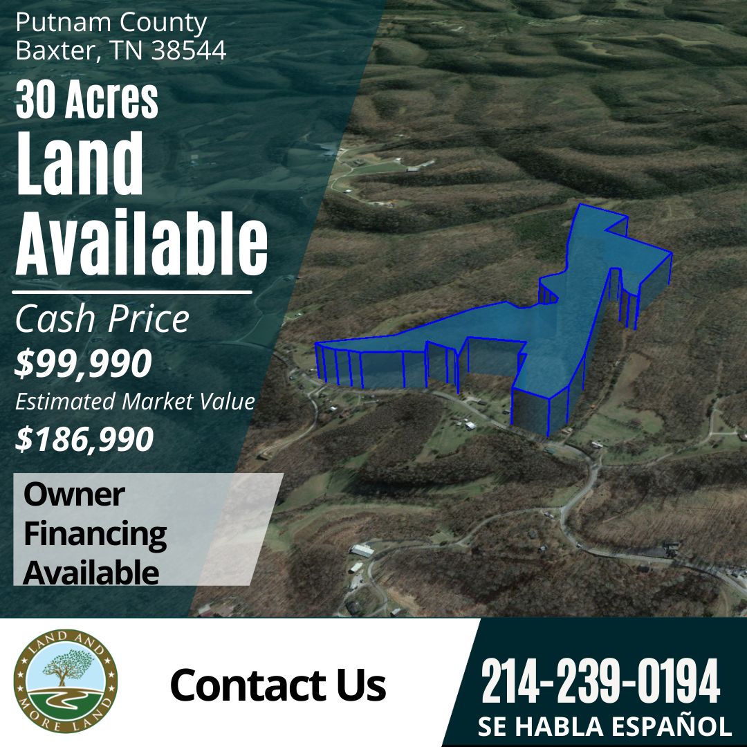 Baxter, Putnam County, TN Recreational Property, Undeveloped Land for