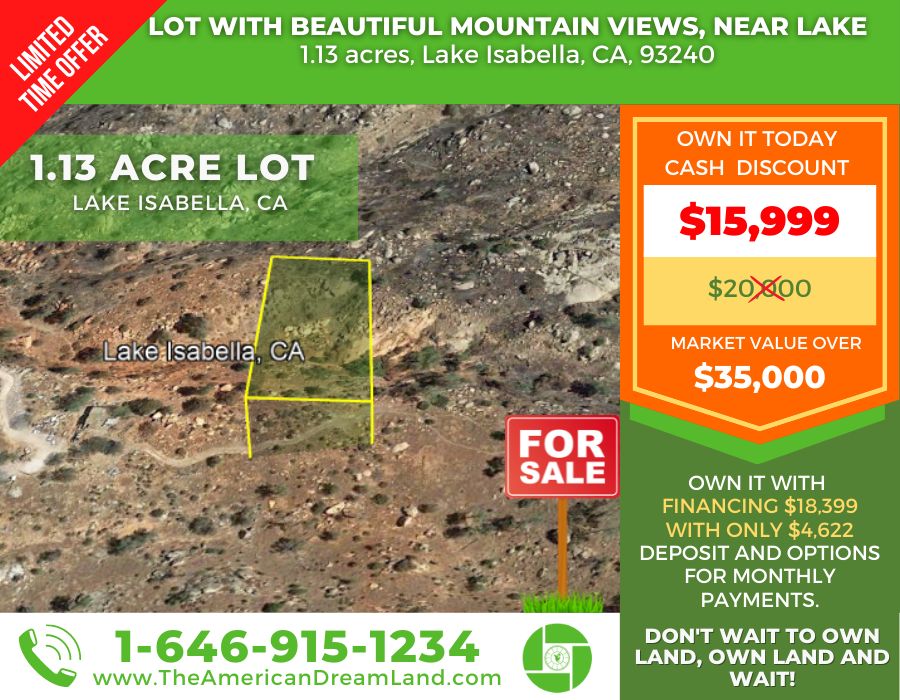 Lake Isabella, Kern County, CA Farms and Ranches, Recreational Property