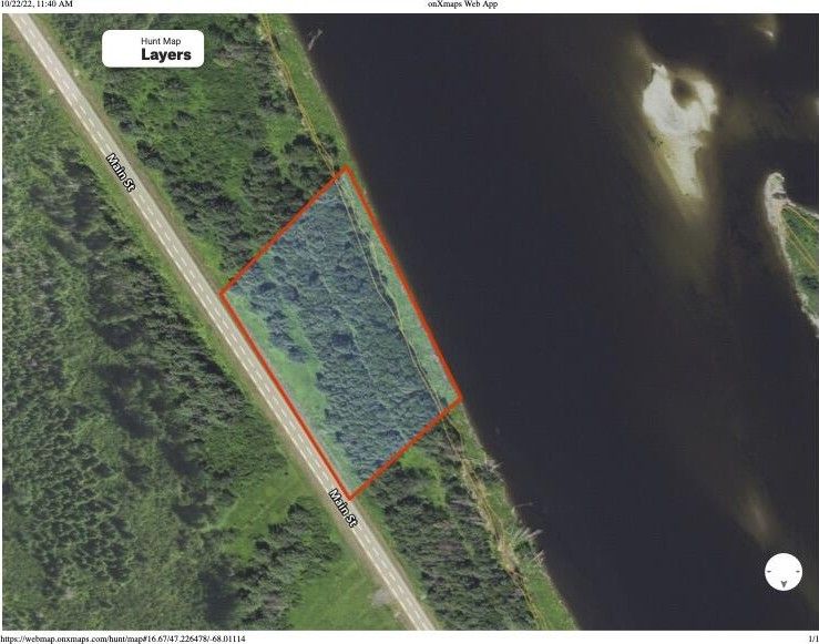 Van Buren, Aroostook County, ME Undeveloped Land, Lakefront Property