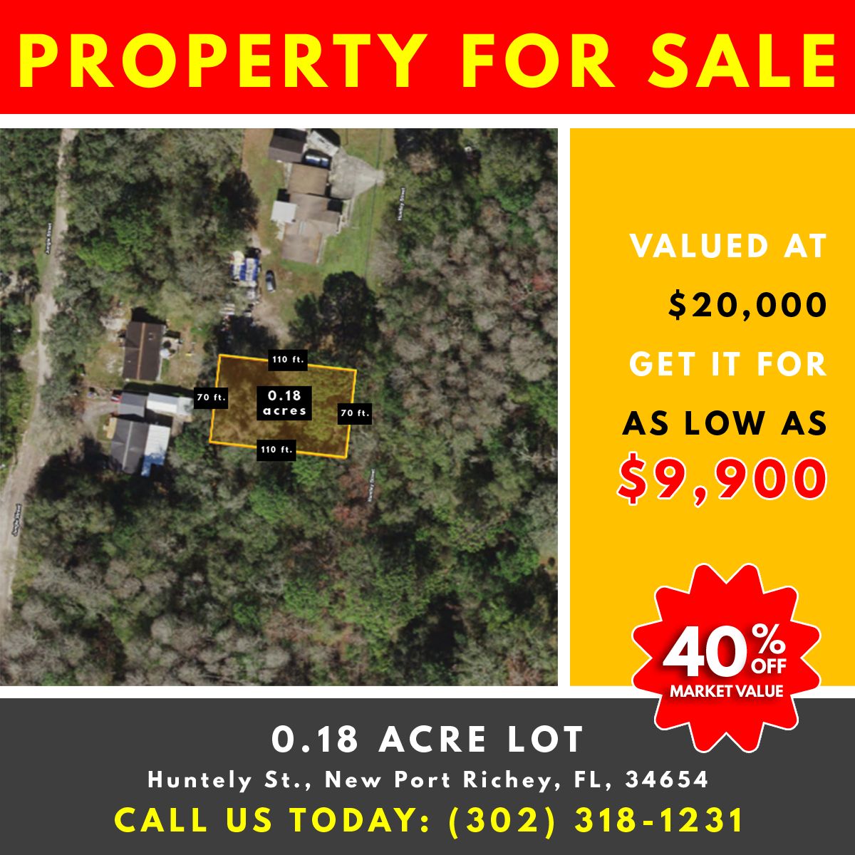 New Port Richey, Pasco County, FL Recreational Property, Homesites for