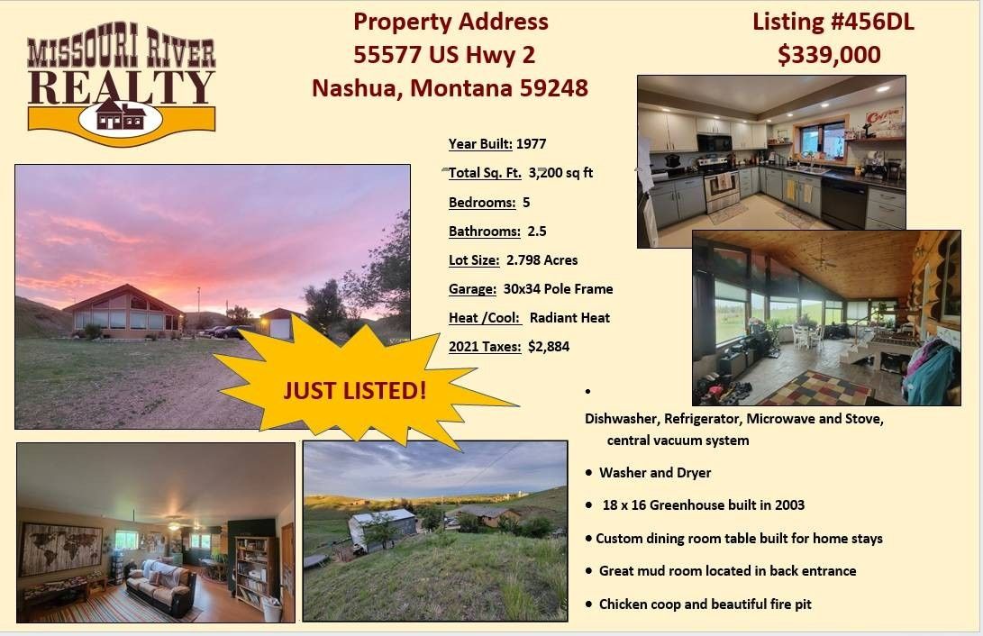 Nashua, Valley County, MT House for sale Property ID 415099856 LandWatch