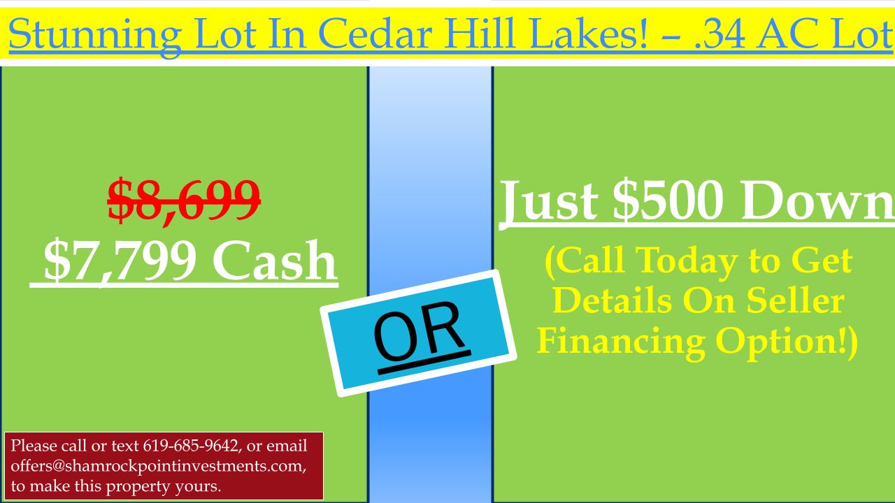 CEDAR HILL LAKES 1 LOTS 66 & 67 BLOCK F, Cedar Hill Lakes, MO 63016