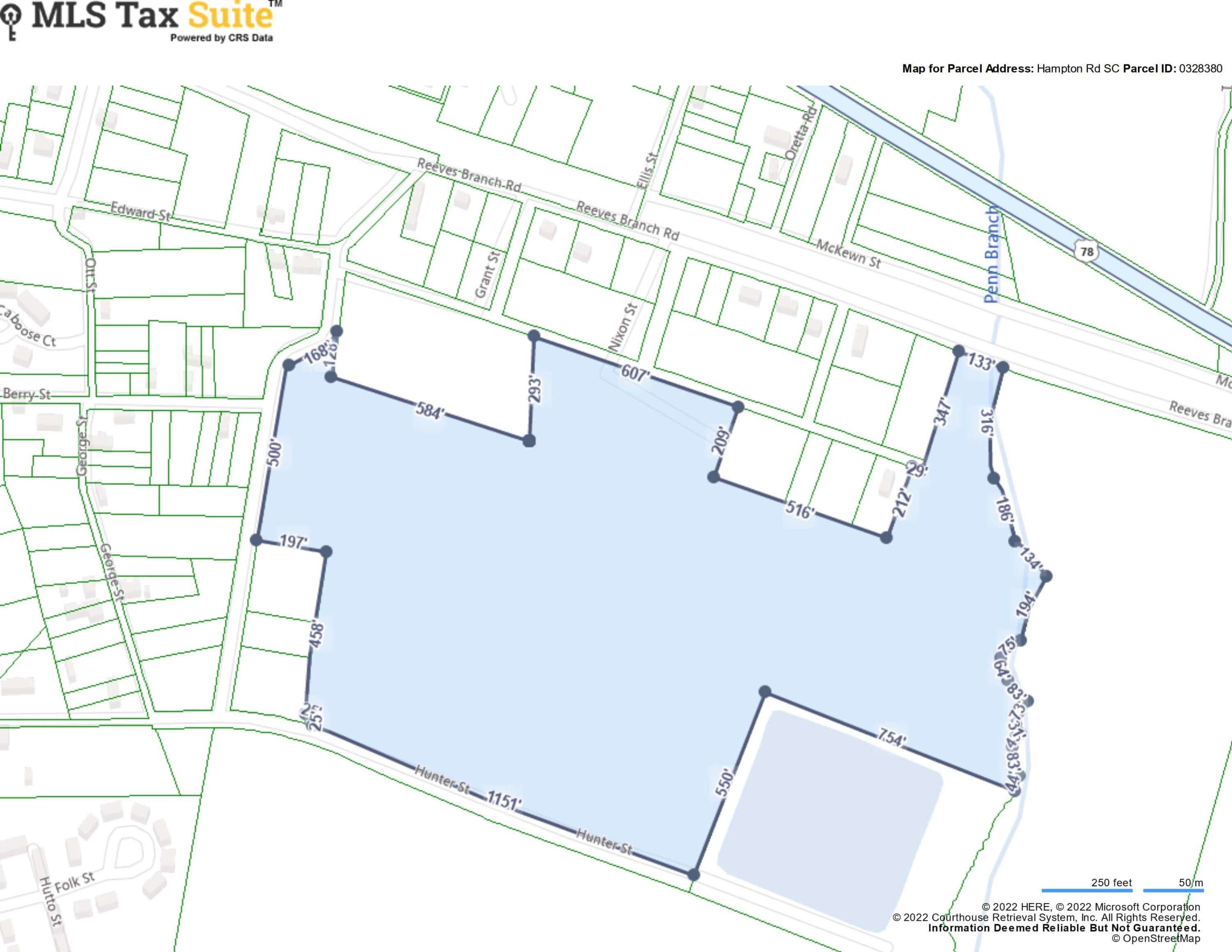 Branchville, Orangeburg County, SC Undeveloped Land for sale Property