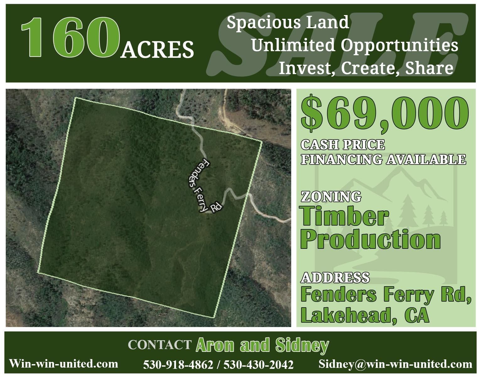 Lakehead, Shasta County, CA Recreational Property, Timberland Property