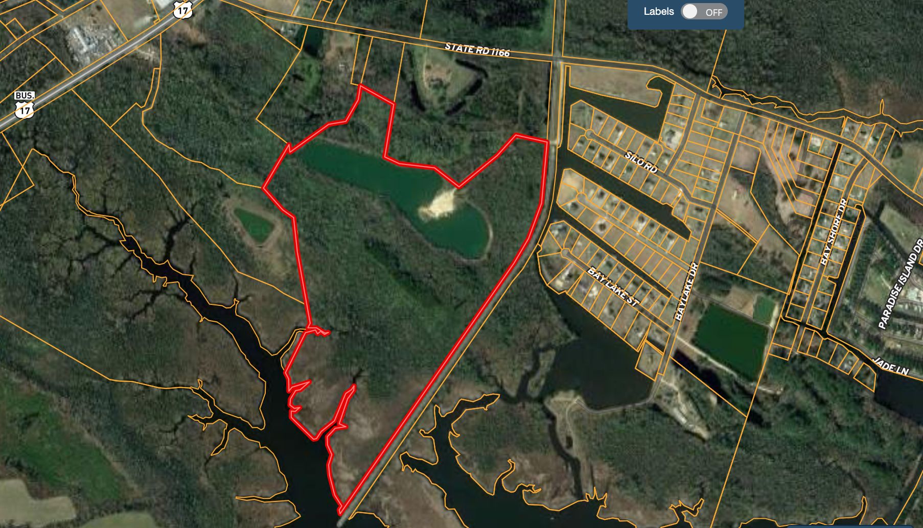 Chocowinity, Beaufort County, NC Timberland Property, Riverfront