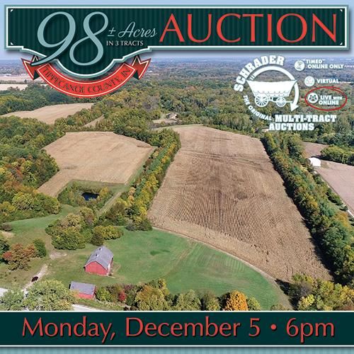 Lafayette, Tippecanoe County, IN Farms and Ranches, Undeveloped Land