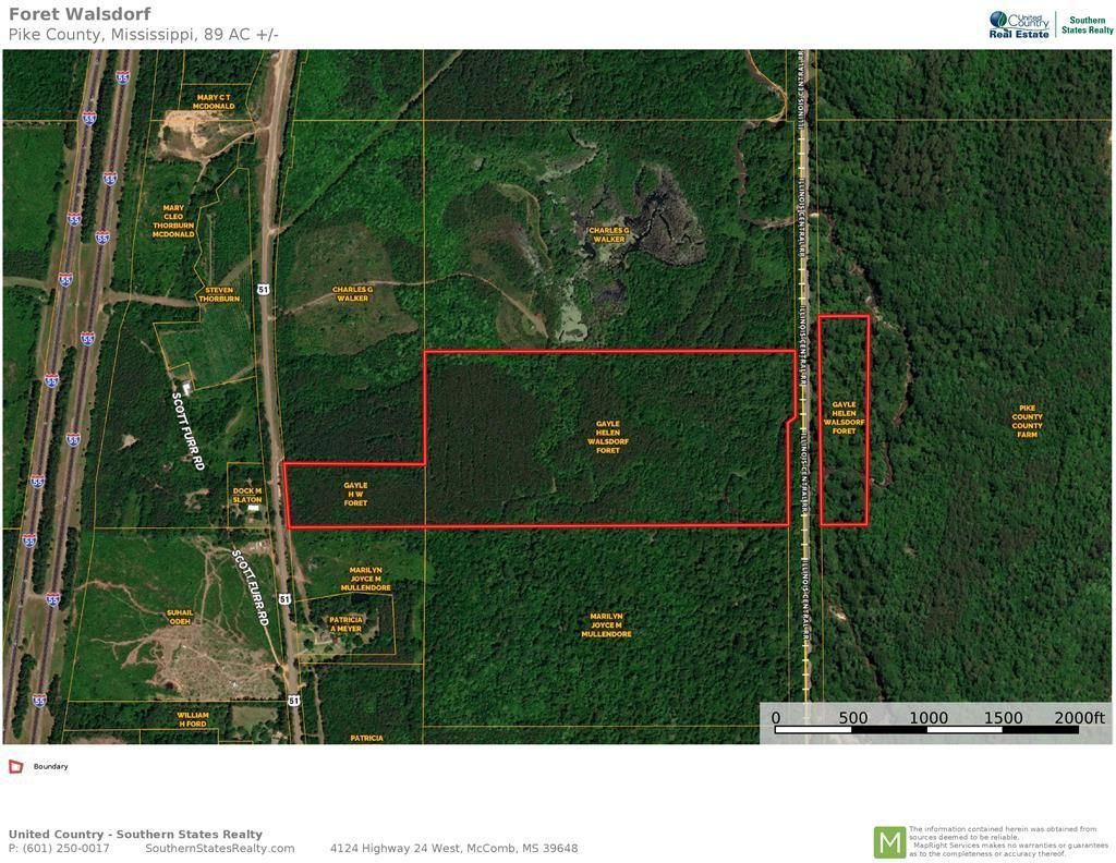 Magnolia, Pike County, MS Recreational Property, Timberland Property