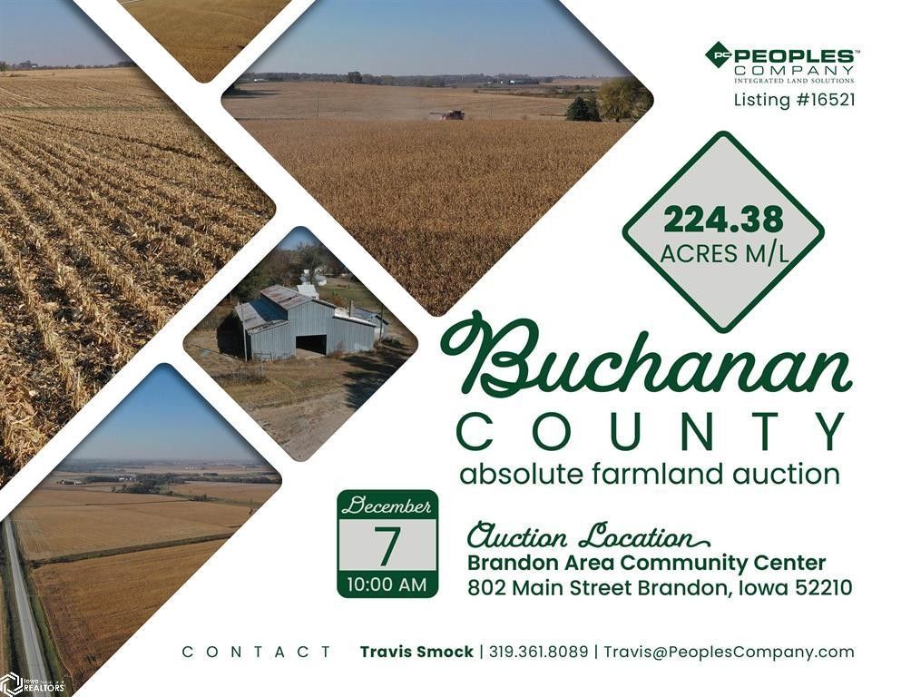 Brandon, Buchanan County, IA Farms and Ranches for sale Property ID
