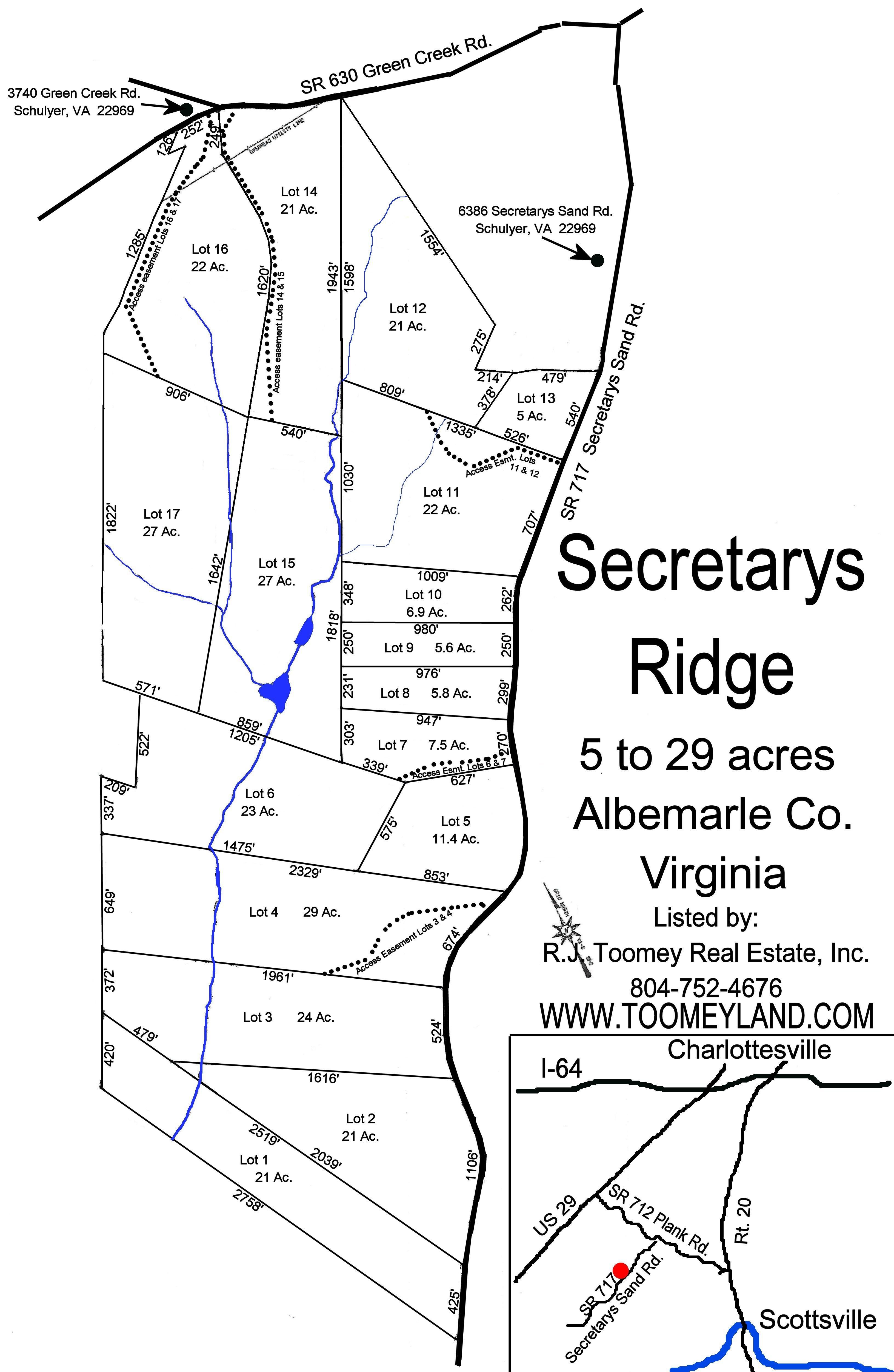 Schuyler, Albemarle County, VA Recreational Property, Undeveloped Land