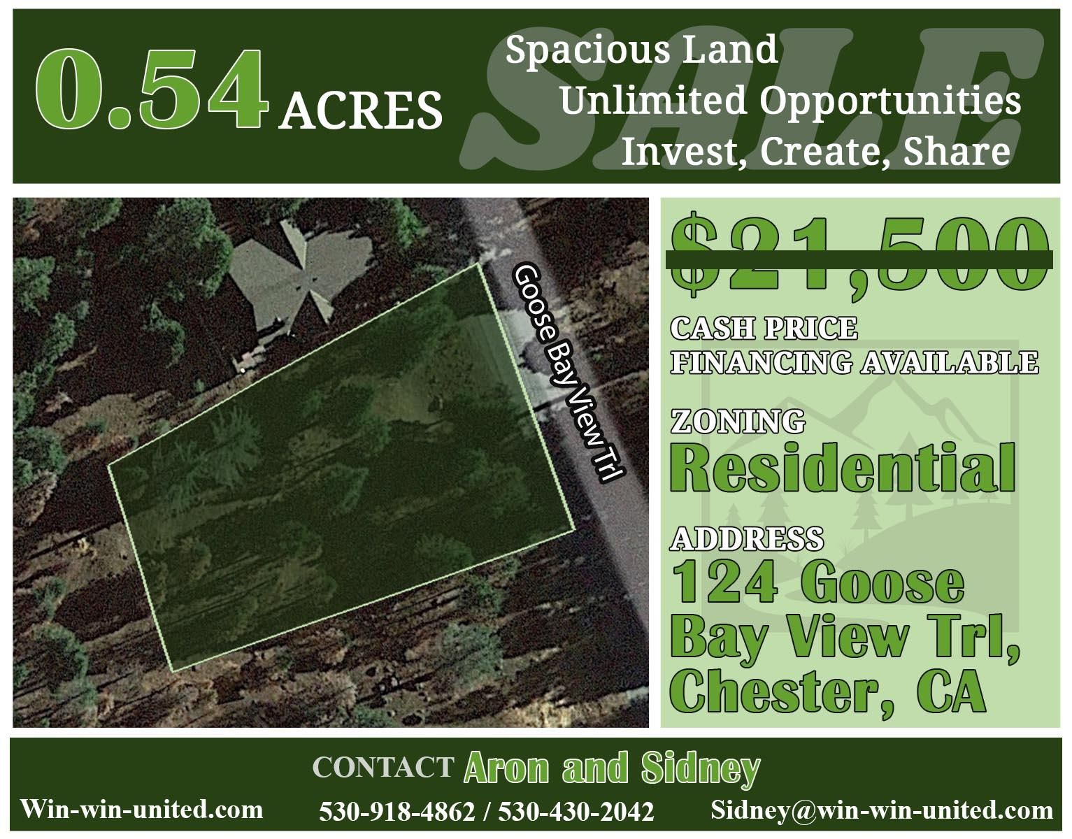 Chester, Plumas County, CA Recreational Property, Undeveloped Land