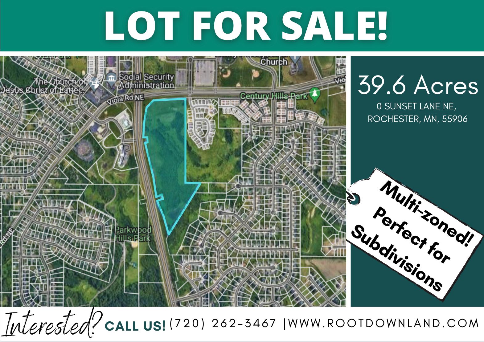 Rochester, Olmsted County, MN Undeveloped Land for sale Property ID