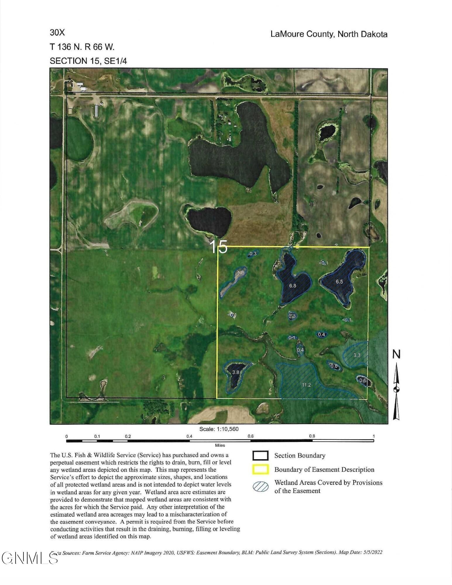 Alfred, LaMoure County, ND Undeveloped Land for sale Property ID