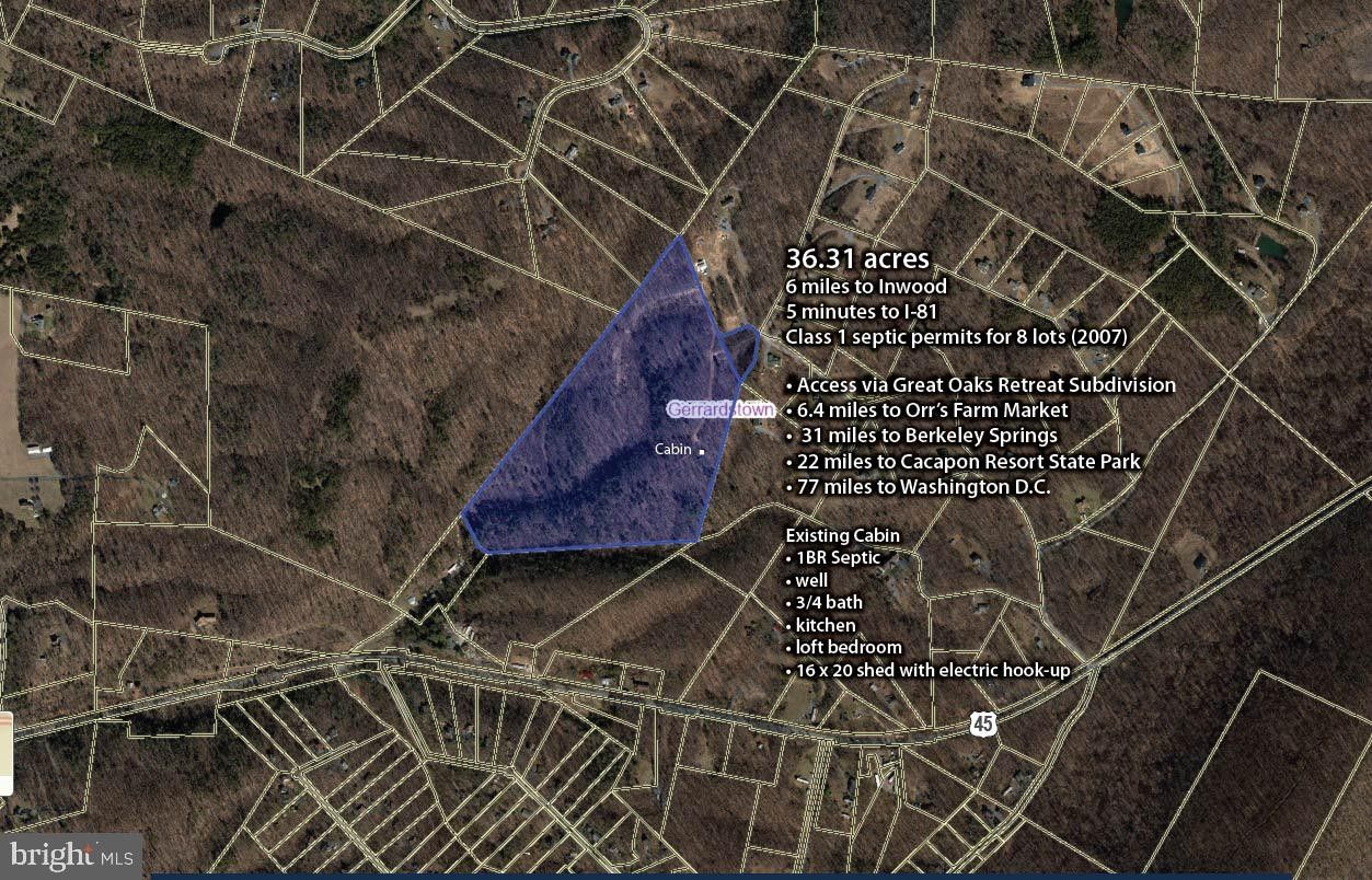 Gerrardstown, Berkeley County, WV Undeveloped Land for sale Property ID