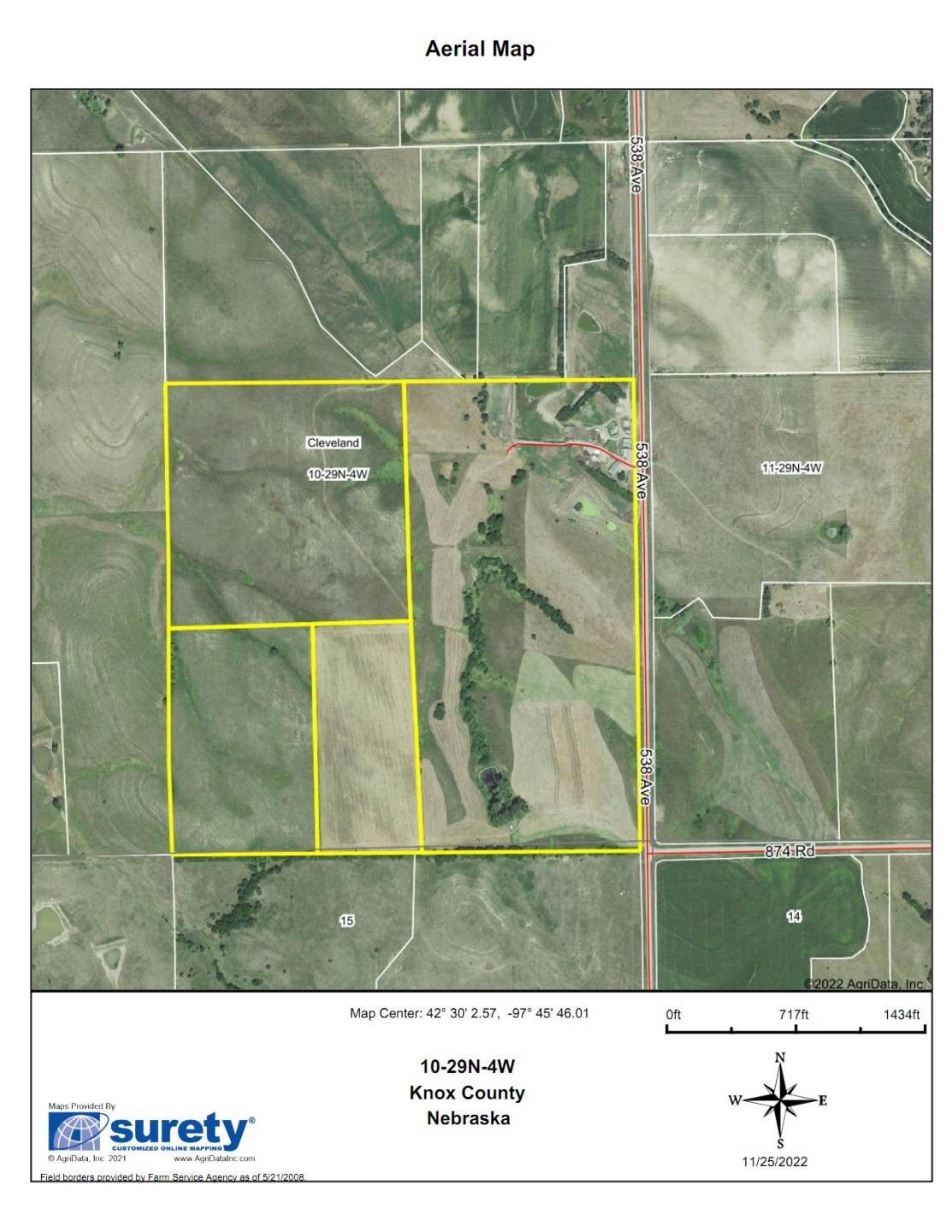 Creighton, Knox County, NE Undeveloped Land for sale Property ID