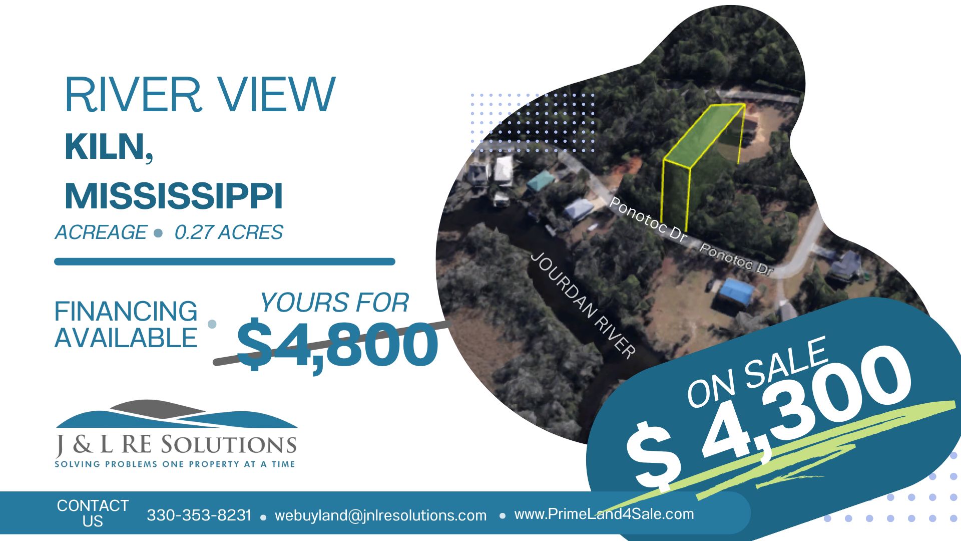 Kiln, Hancock County, MS Recreational Property, Undeveloped Land