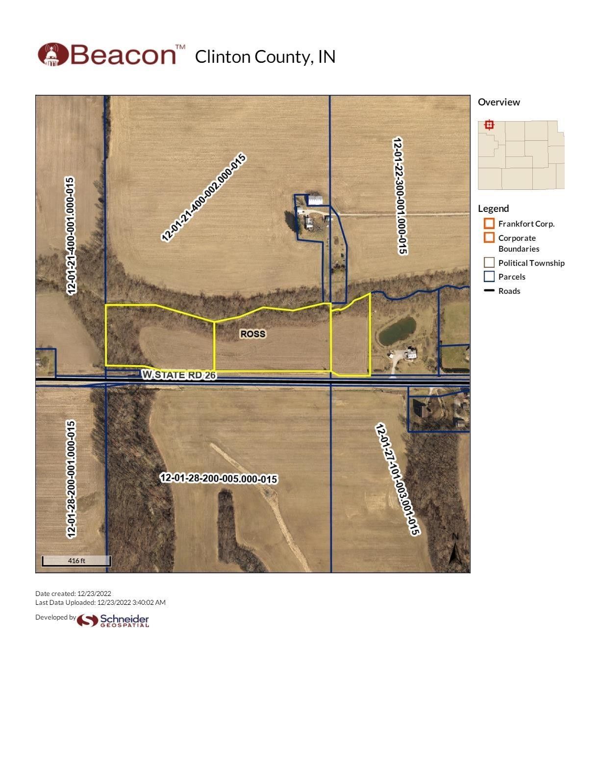 Rossville, Clinton County, IN Undeveloped Land for sale Property ID 415500154 LandWatch