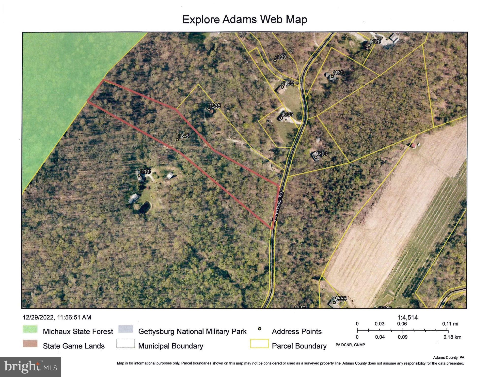1245 GREEN RIDGE ROAD, Orrtanna, PA 17353 MLS PAAD2007470 LandWatch
