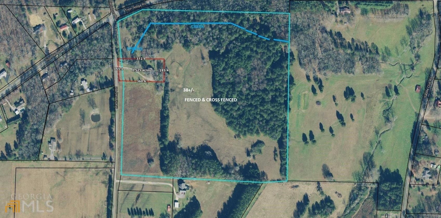 Summerville, Chattooga County, GA Undeveloped Land for sale Property ID