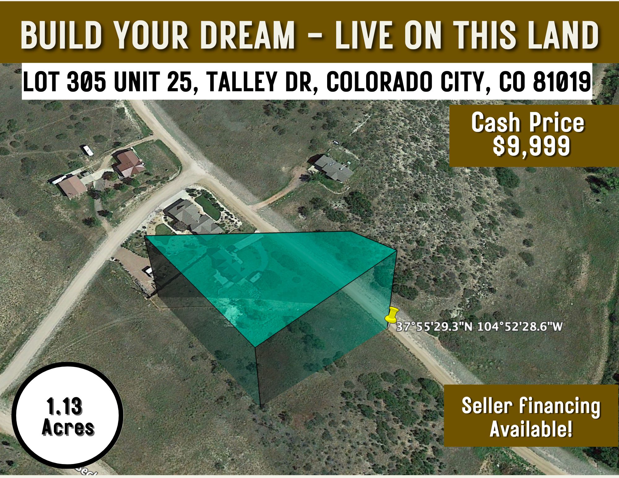 Colorado City, Pueblo County, CO Undeveloped Land, Homesites for sale