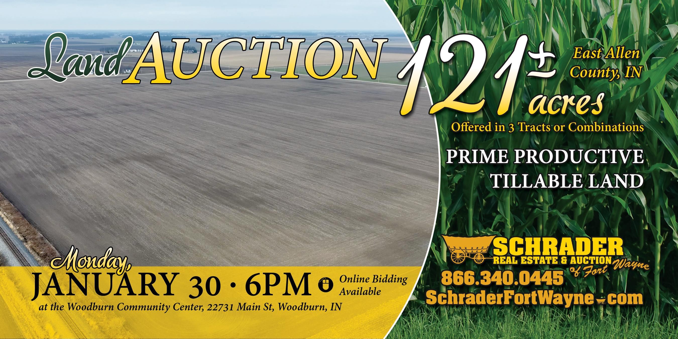 Woodburn, Allen County, IN Farms and Ranches, Undeveloped Land for