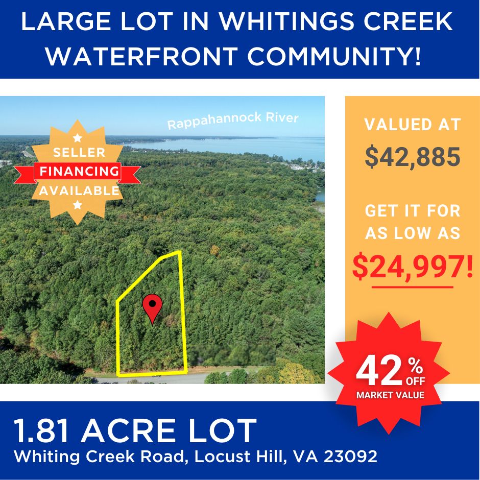 Locust Hill, Middlesex County, VA Recreational Property, Undeveloped