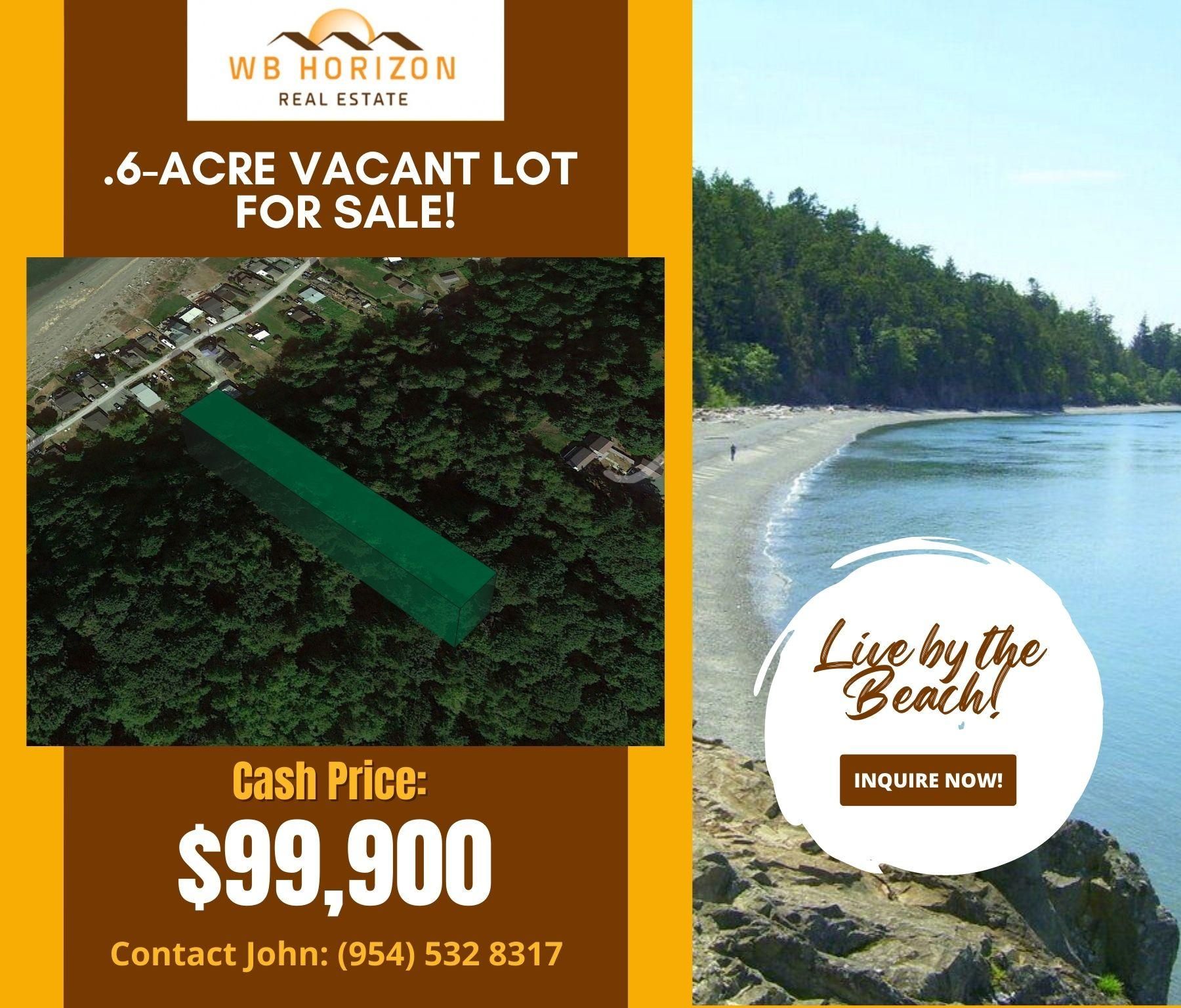 Maxwelton, Island County, WA Recreational Property, Undeveloped Land