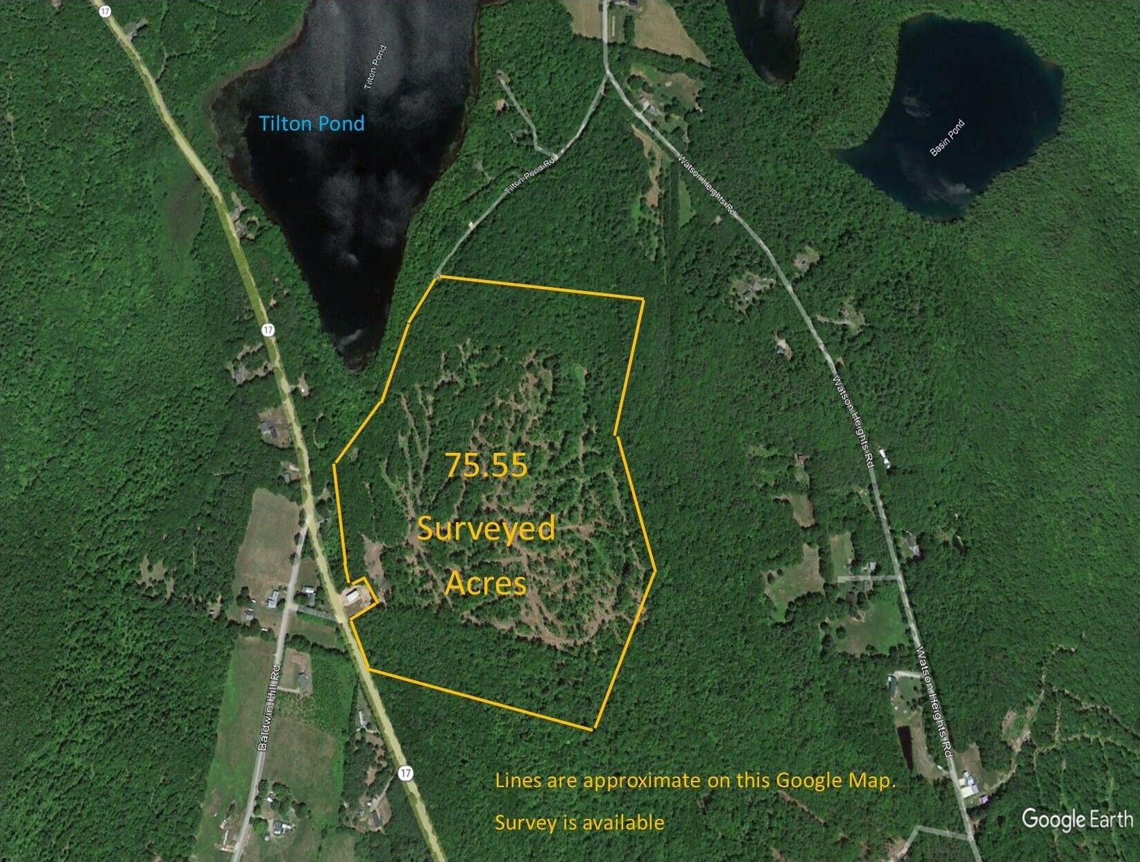 Fayette, Kennebec County, ME Undeveloped Land for sale Property ID