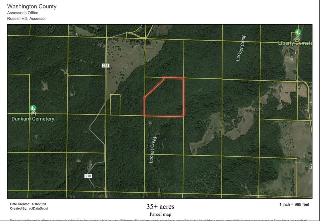 West Fork, Washington County, AR Undeveloped Land for sale Property ID