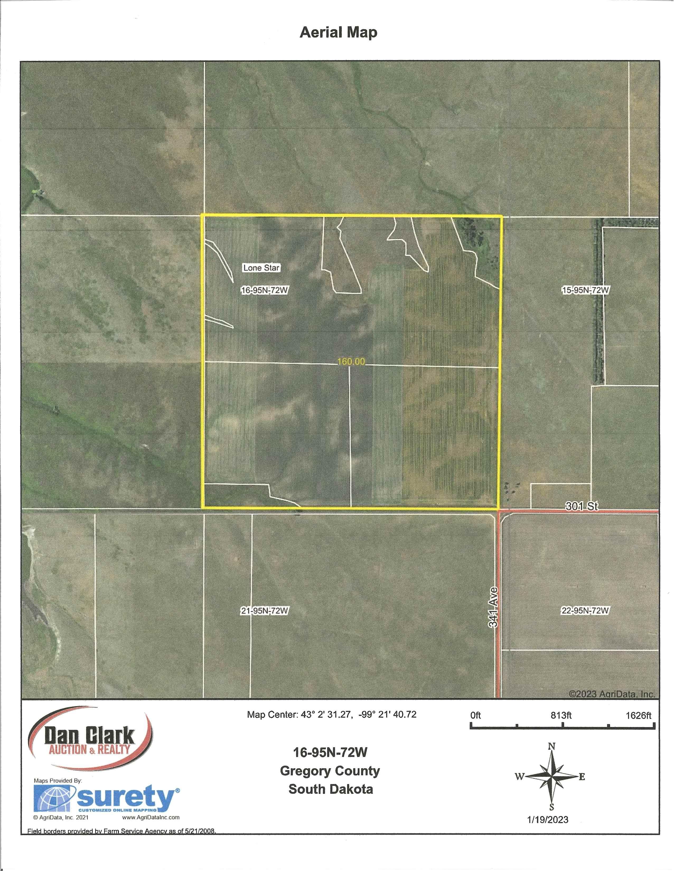 Carlock, Gregory County, SD Farms and Ranches for sale Property ID
