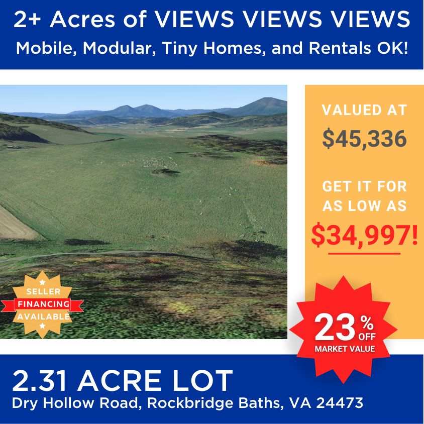 Rockbridge Baths, Rockbridge County, VA Recreational Property