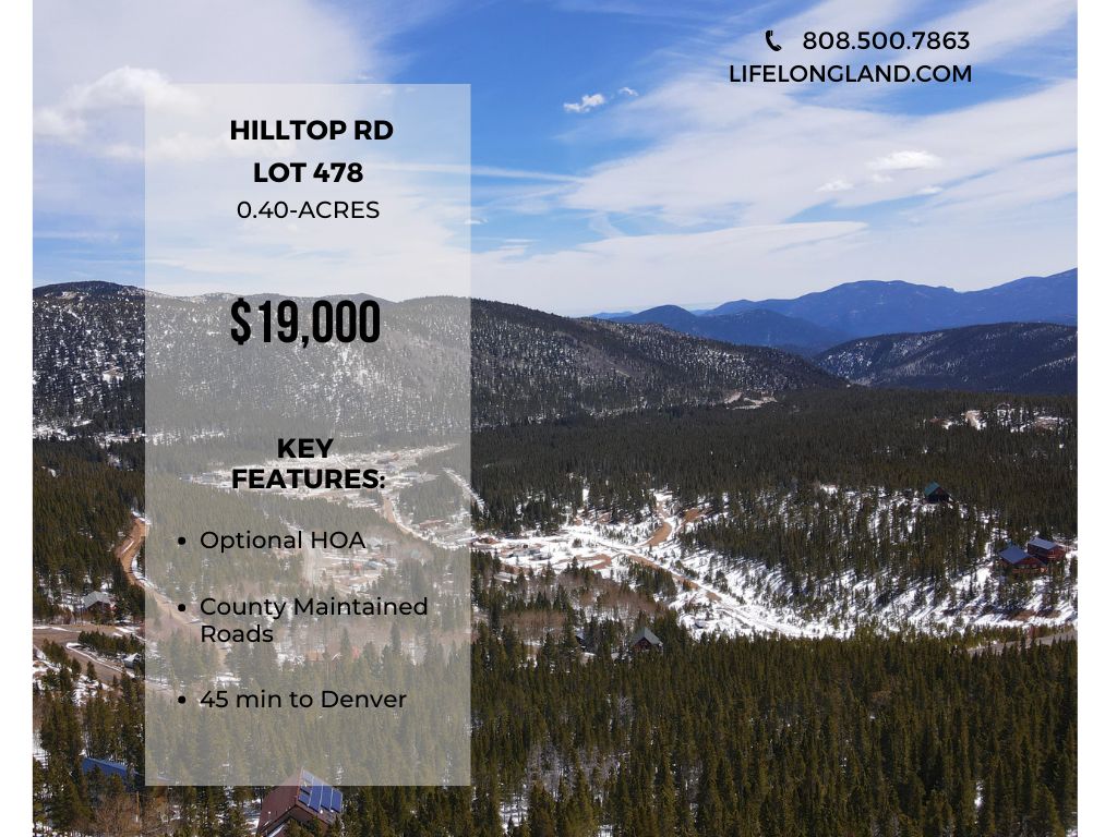 Idaho Springs, Clear Creek County, CO Recreational Property