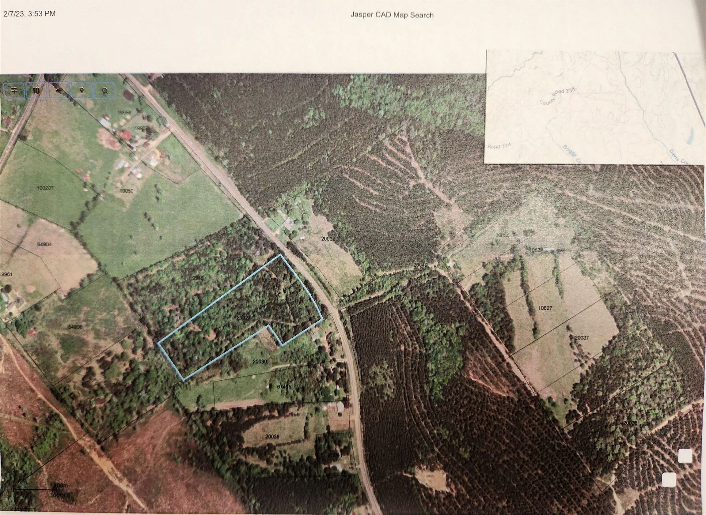 Kirbyville, Jasper County, TX Undeveloped Land for sale Property ID