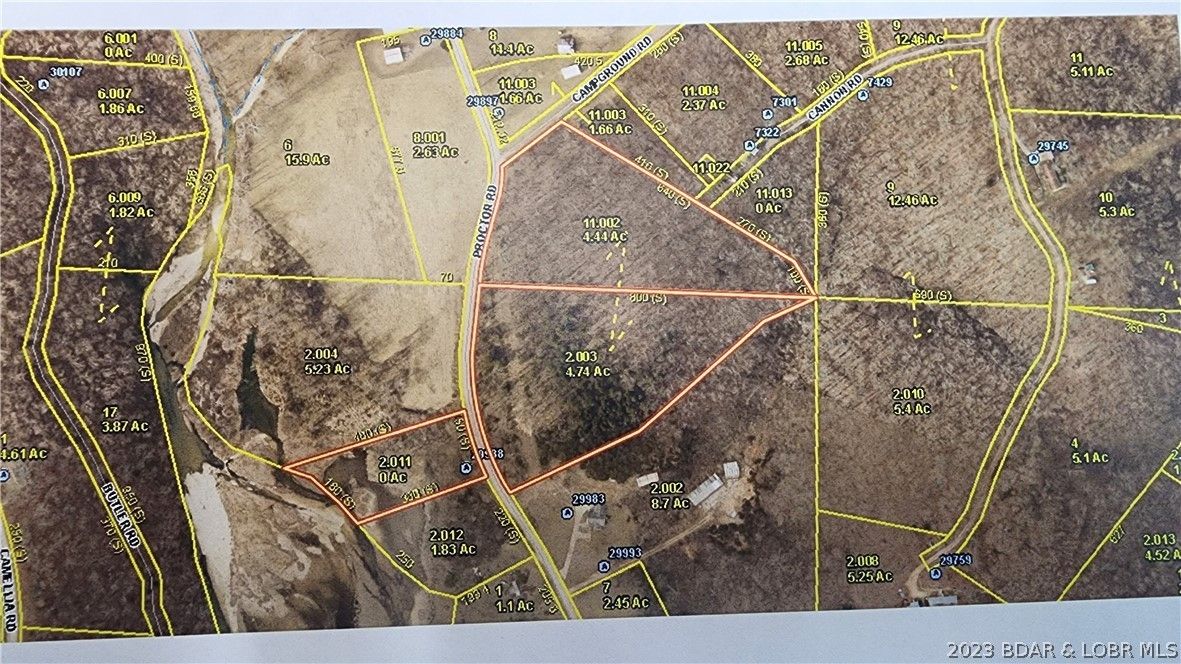 Gravois Mills, County, MO Undeveloped Land, Lakefront Property, Waterfront Property for