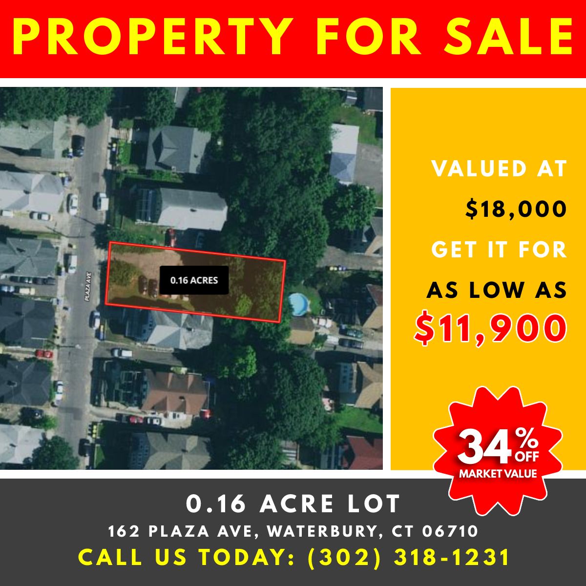 Waterbury, New Haven County, CT Homesites for sale Property ID