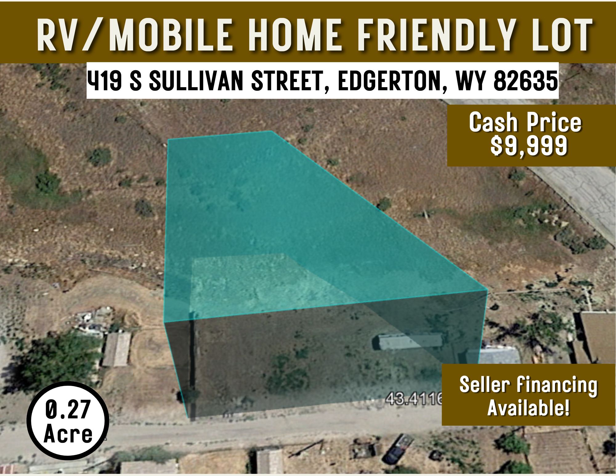 Edgerton, Natrona County, WY Undeveloped Land, Homesites for sale