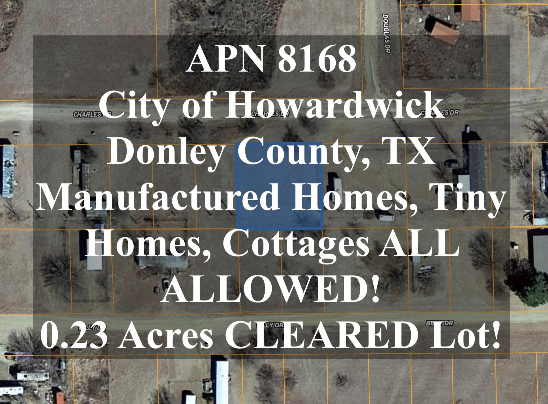 Howardwick, Donley County, TX Recreational Property, Undeveloped Land