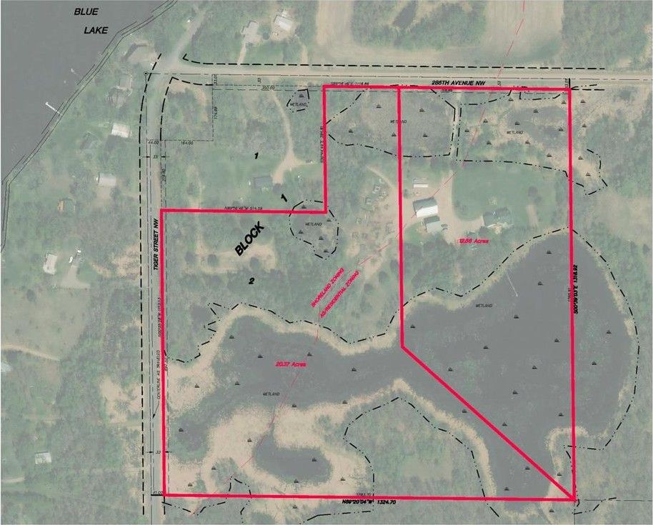 Zimmerman, Isanti County, MN Undeveloped Land for sale Property ID