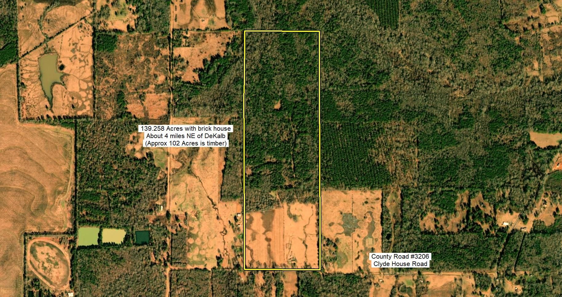 De Kalb, Bowie County, TX Farms and Ranches, House for sale Property ID